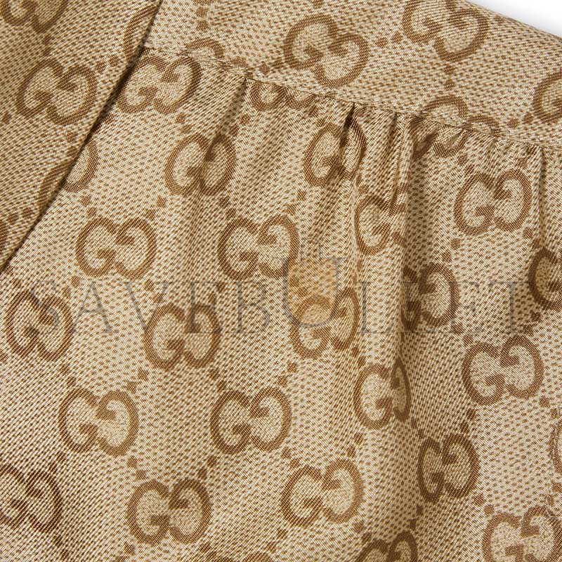 Gvc*1 printed silk twill shirt 860513
